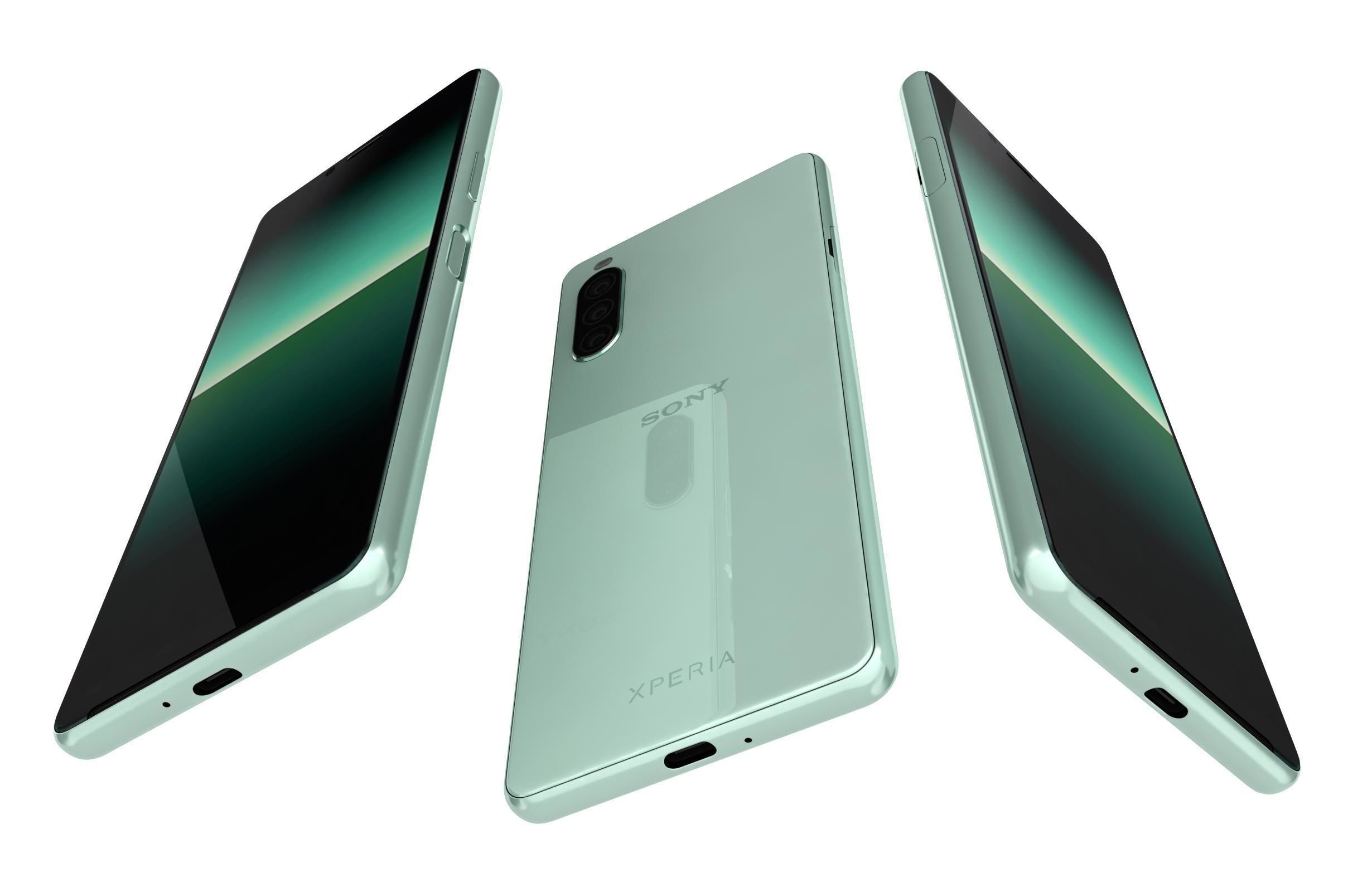 Sony Xperia 10 Mk II Mint Green 3D model CGTrader