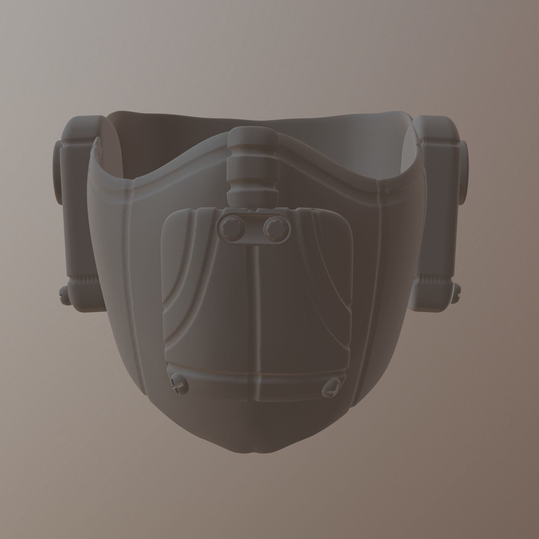 gas mask helmet scifi high poly sculpt ver 2 3d printable 3D model ...