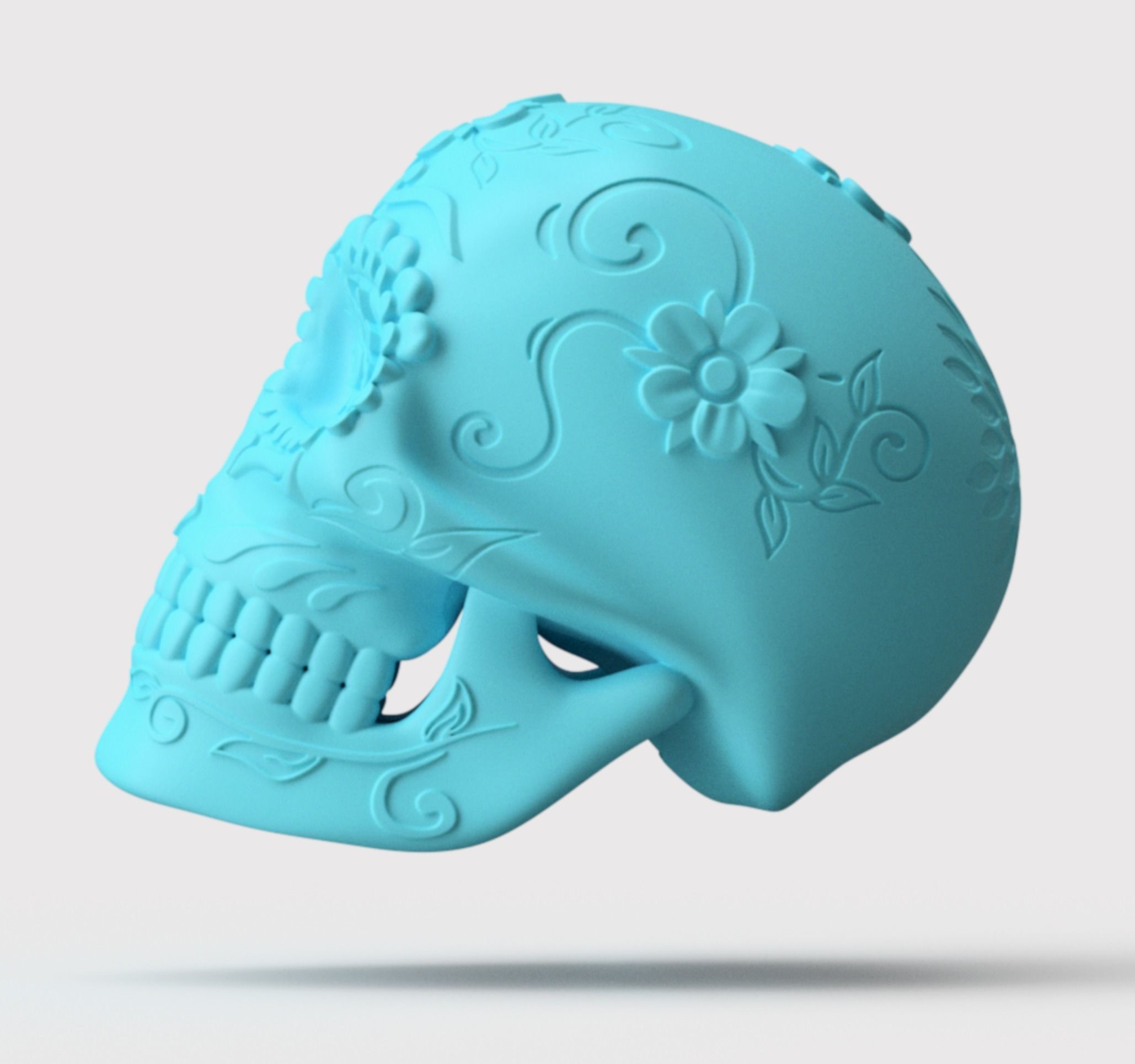 Mexican Sugar Skull 3D print model_7