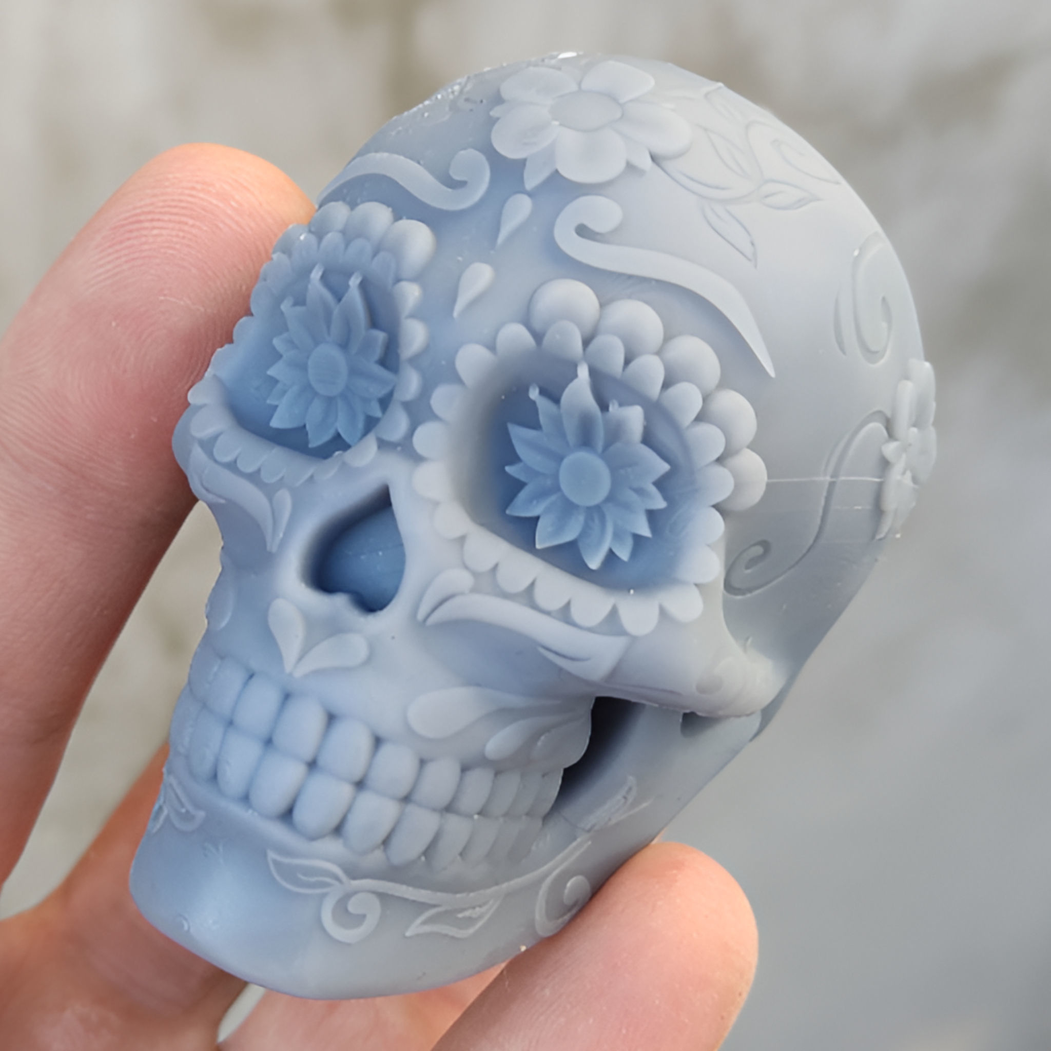 Mexican Sugar Skull 3D print model_1