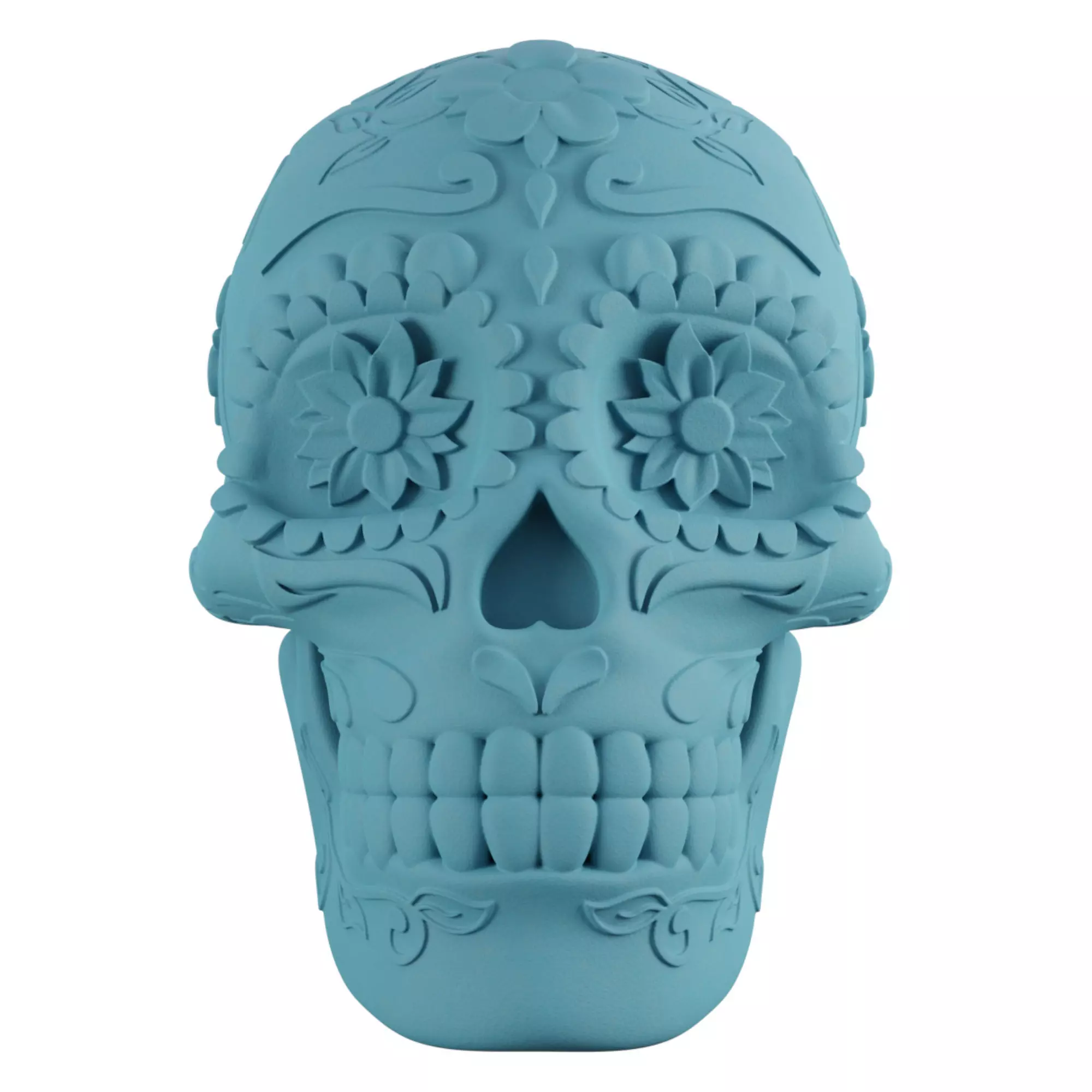Mexican Sugar Skull 3D print model_0