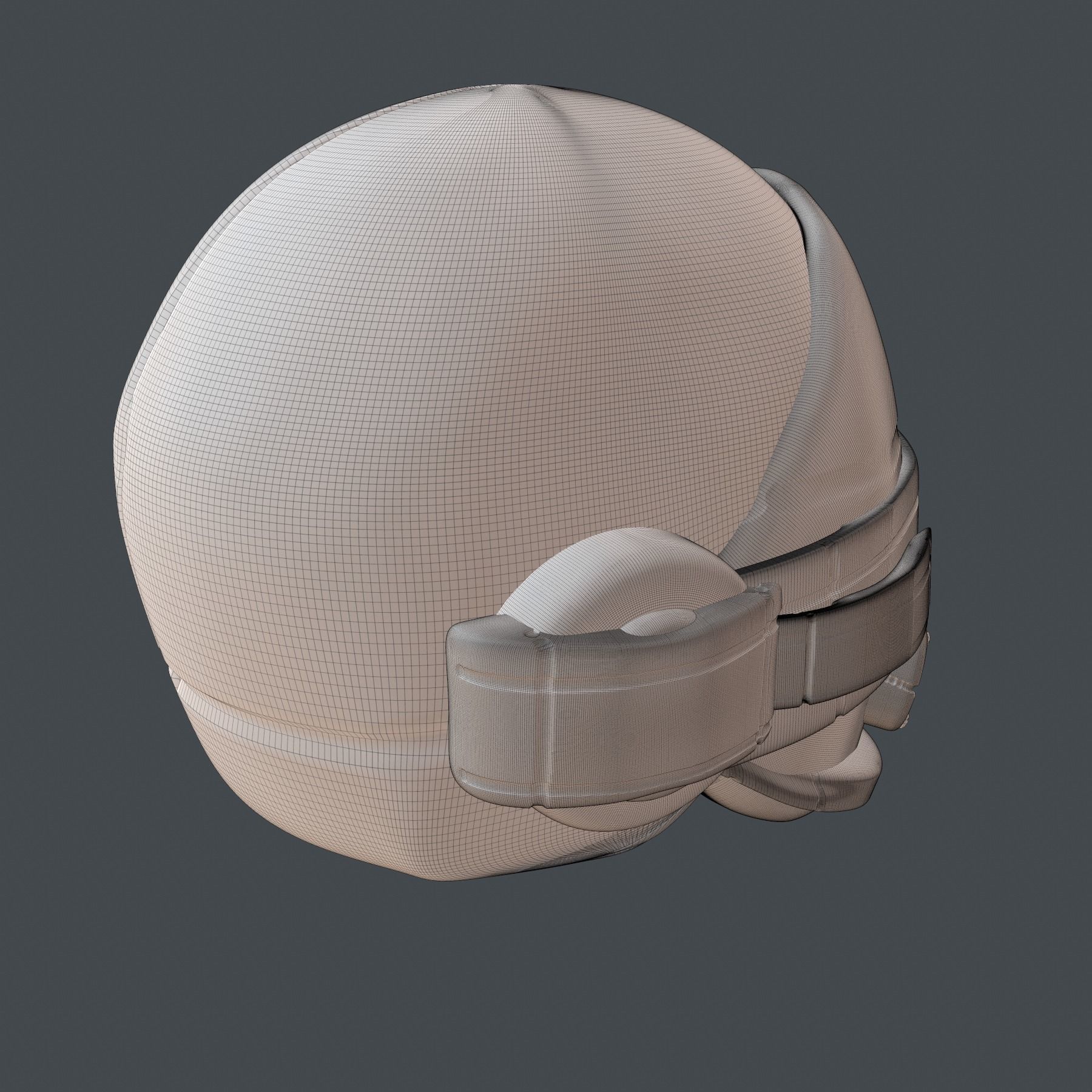 helmet scifi high poly sculpt ver 2 3d printable 3D model_10