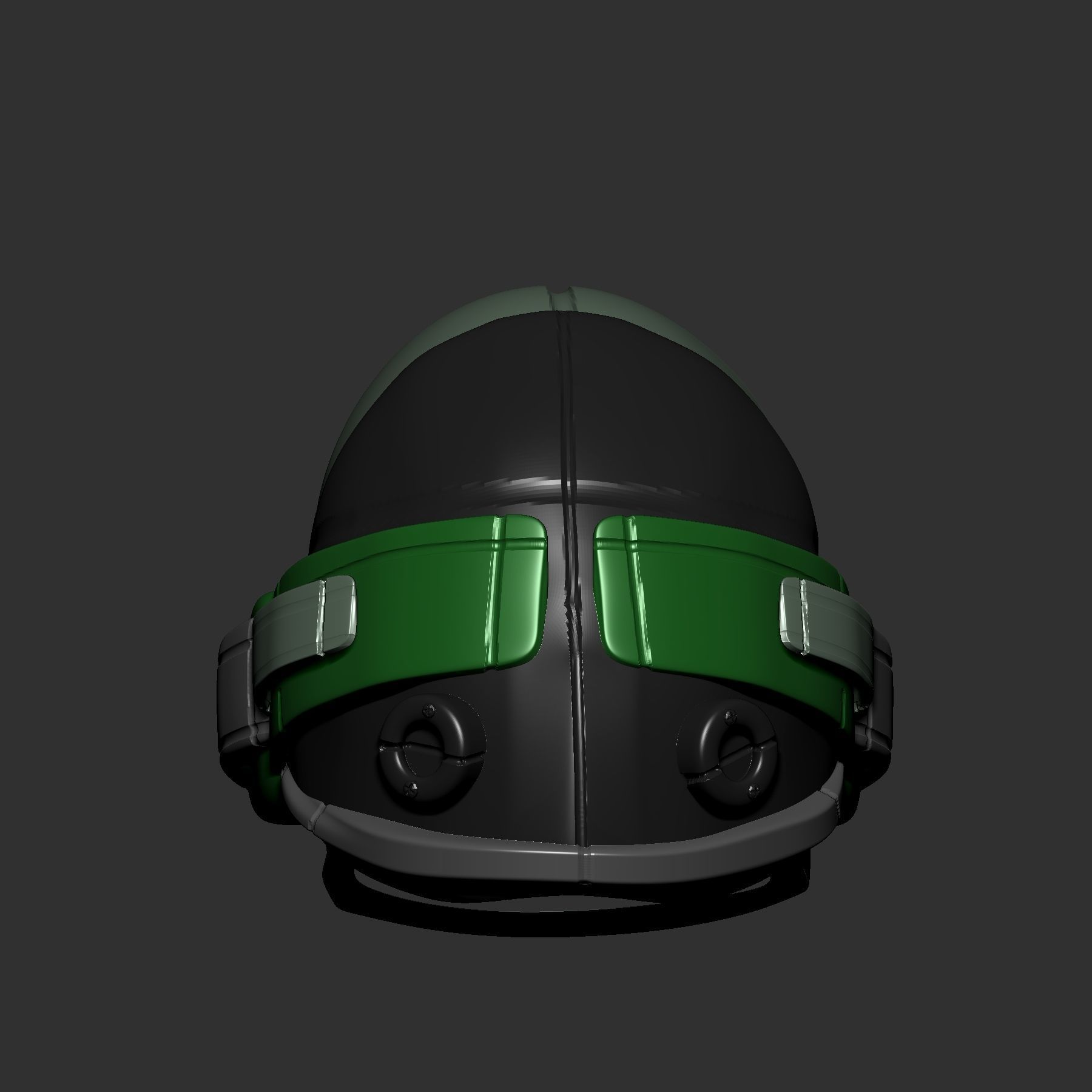 helmet scifi high poly sculpt ver 2 3d printable 3D model_5