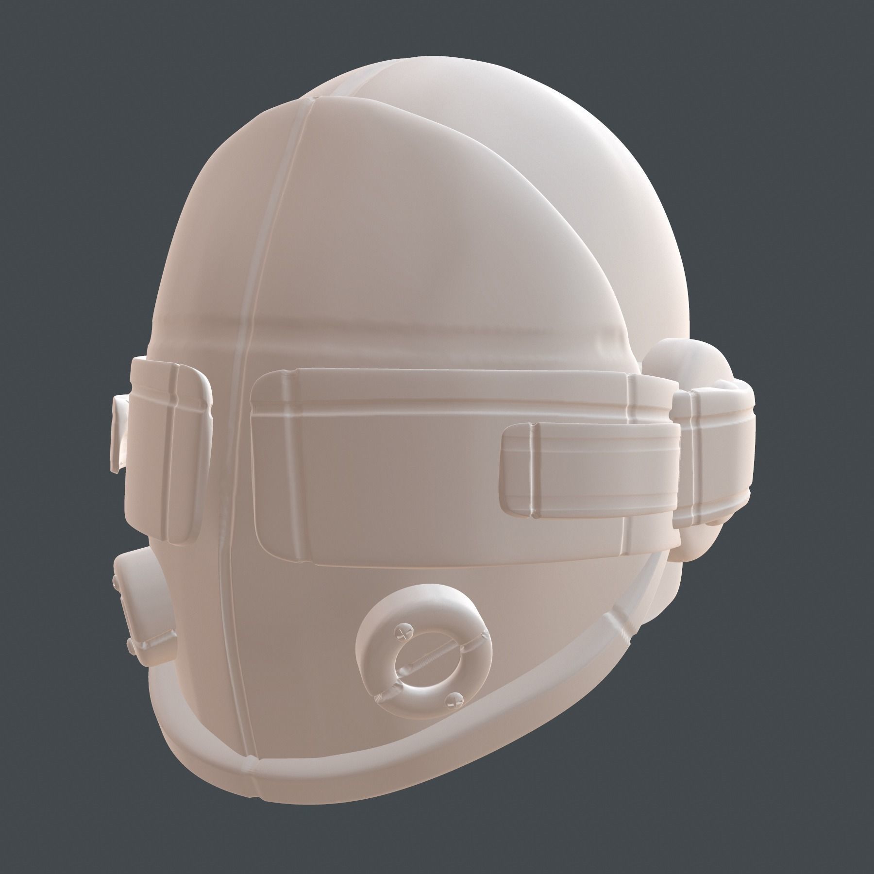 helmet scifi high poly sculpt ver 2 3d printable 3D model_7