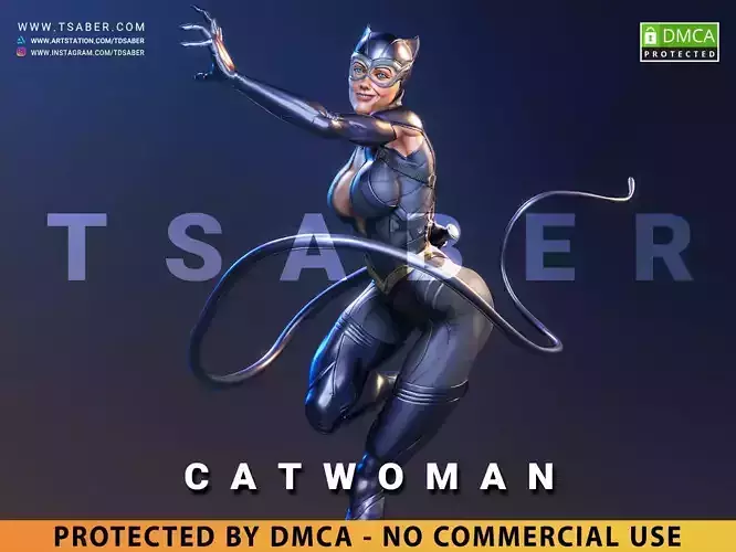 Catwoman Statue - DC Collectibles 3D print model