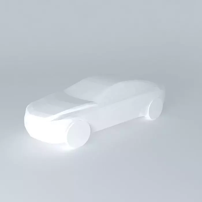 NEG Sedan car Template Free 3D model