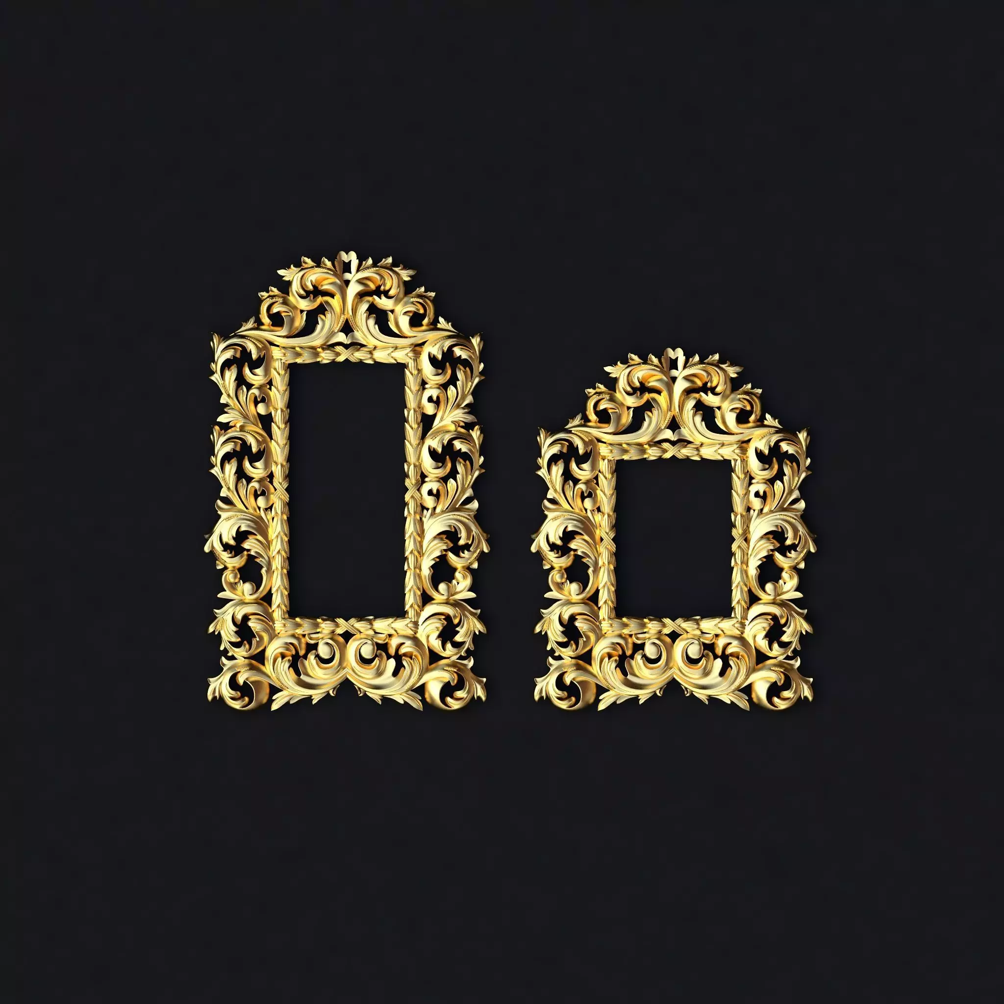 2 mirror 3d model for cnc machines 3D model_0