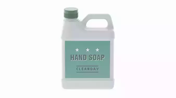 Hand Soap Can Generic 3D model