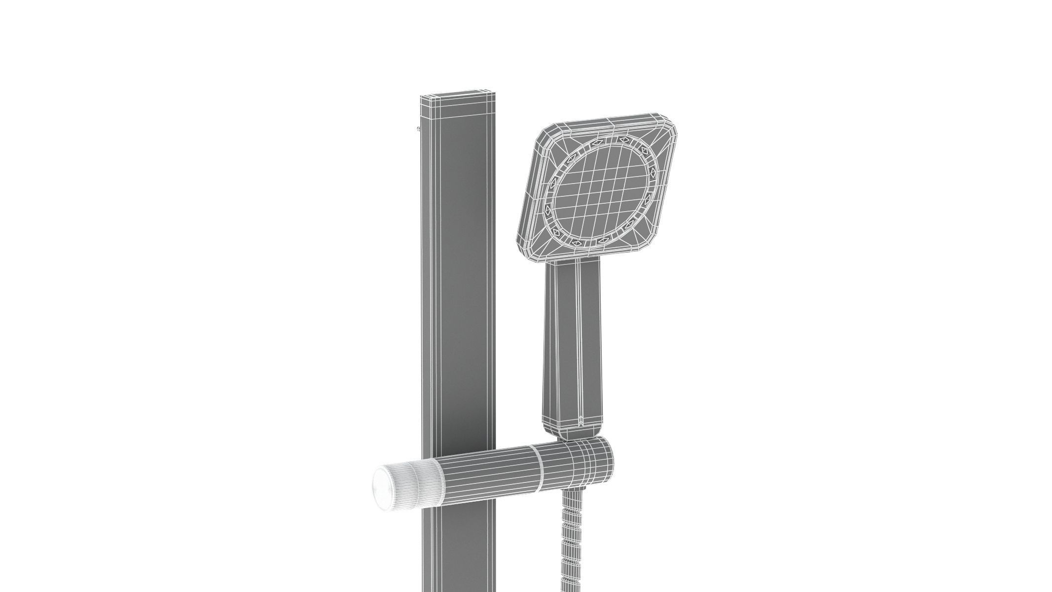 Rail Shower 3D model_21