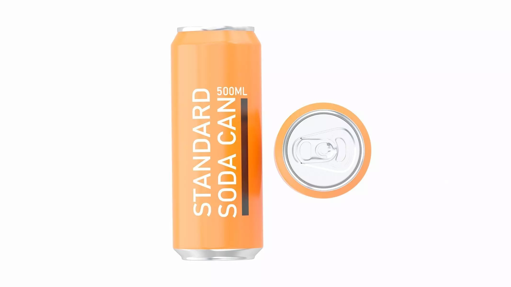 Soda Can 500ml 3D model_3