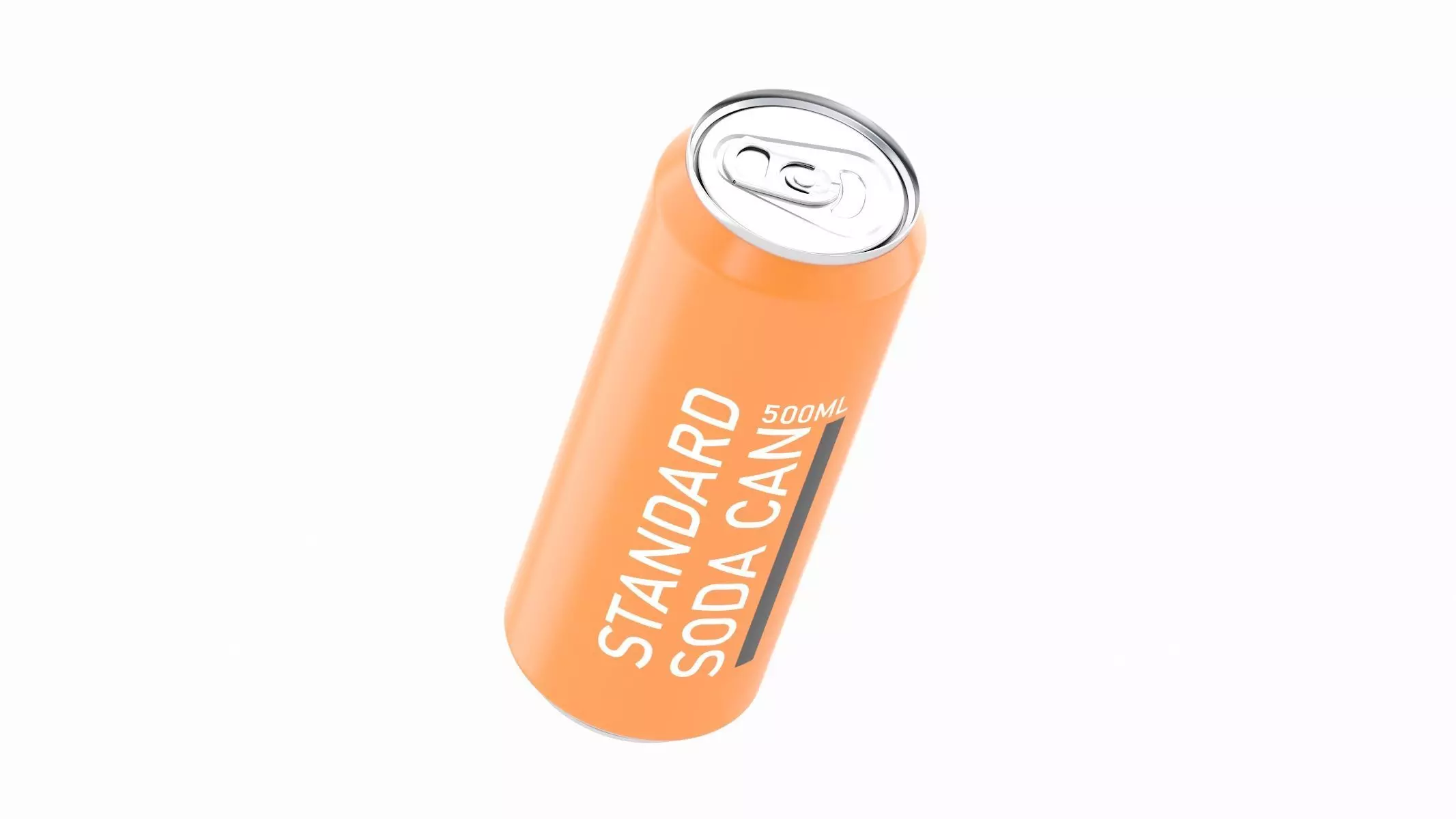 Soda Can 500ml 3D model_2