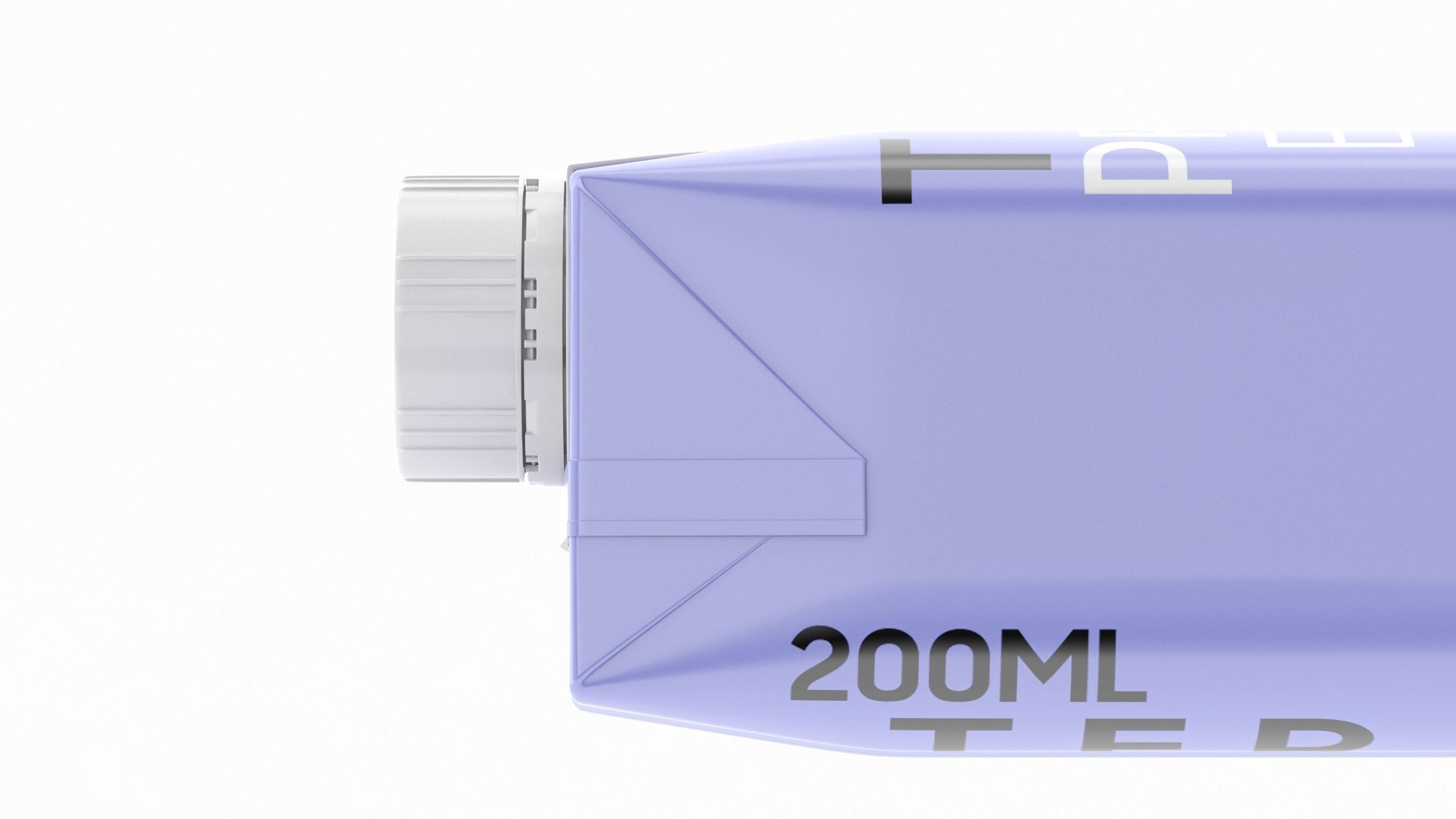 Milk Carton Juice Box 200ml 3D model_8