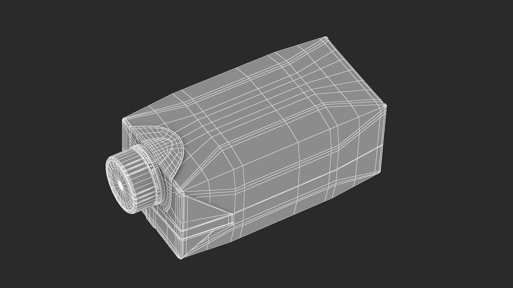 Milk Carton Juice Box 200ml 3D model_14