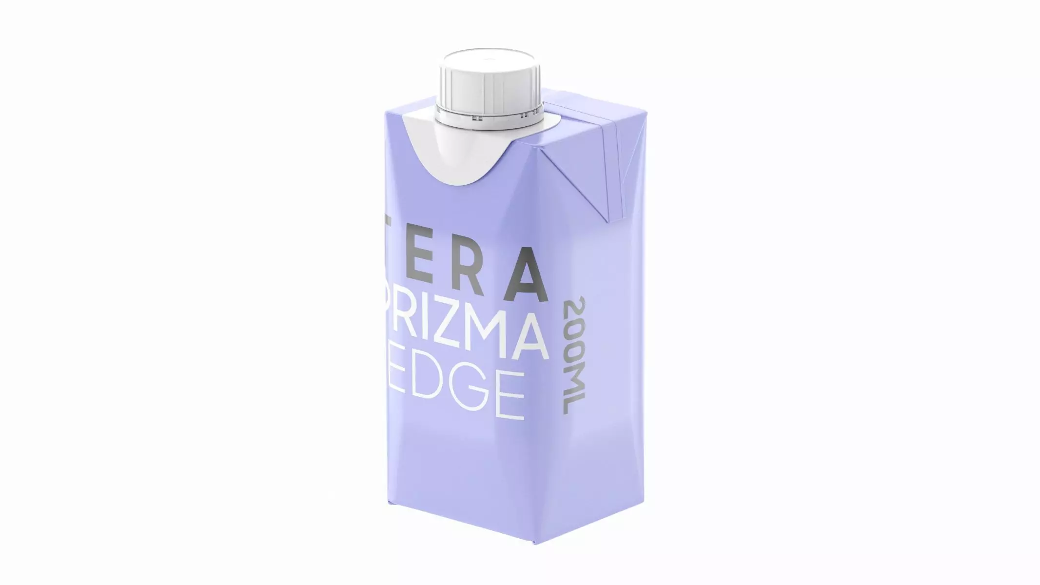 Milk Carton Juice Box 200ml 3D model_0