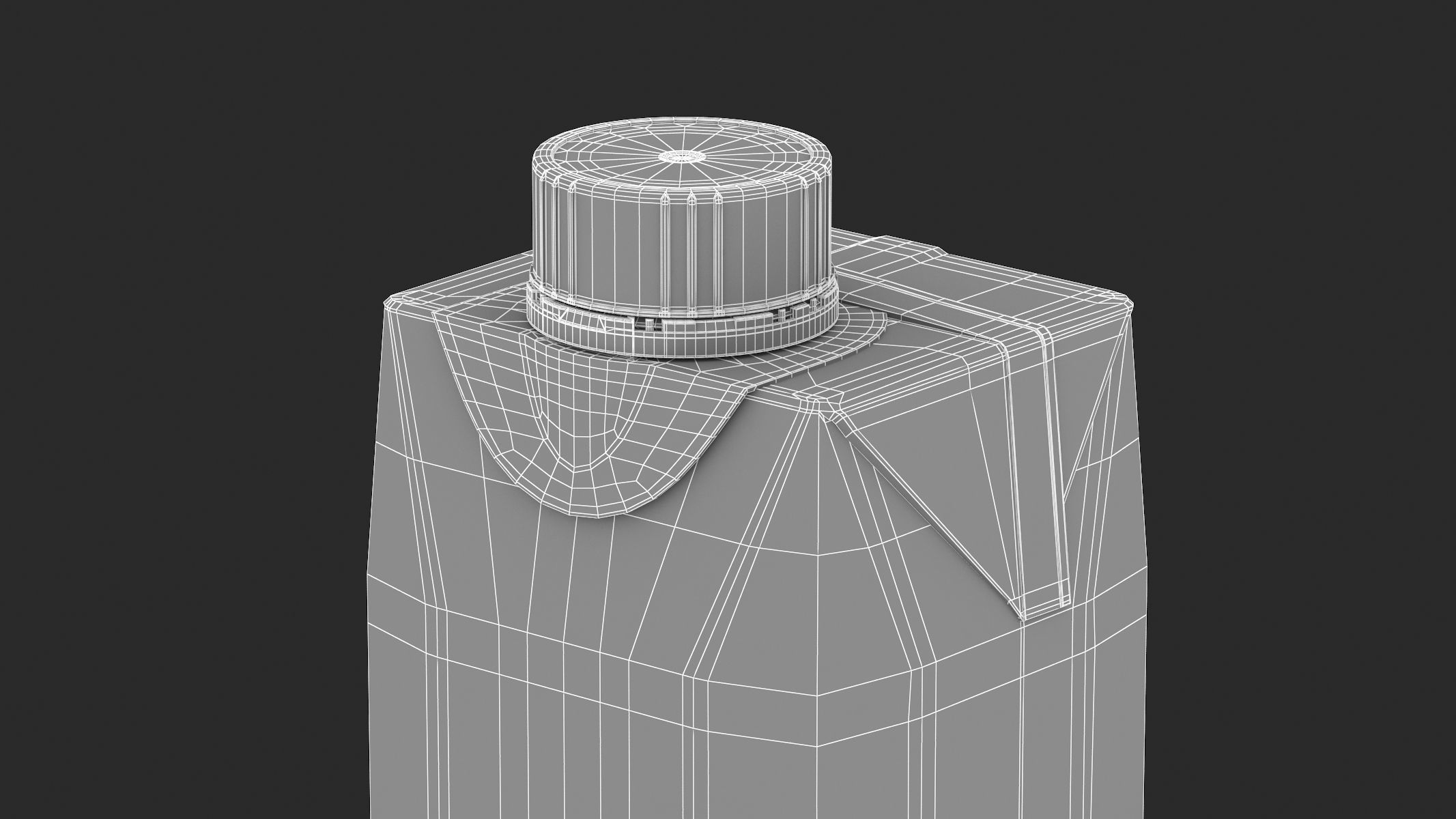 Milk Carton Juice Box 200ml 3D model_16