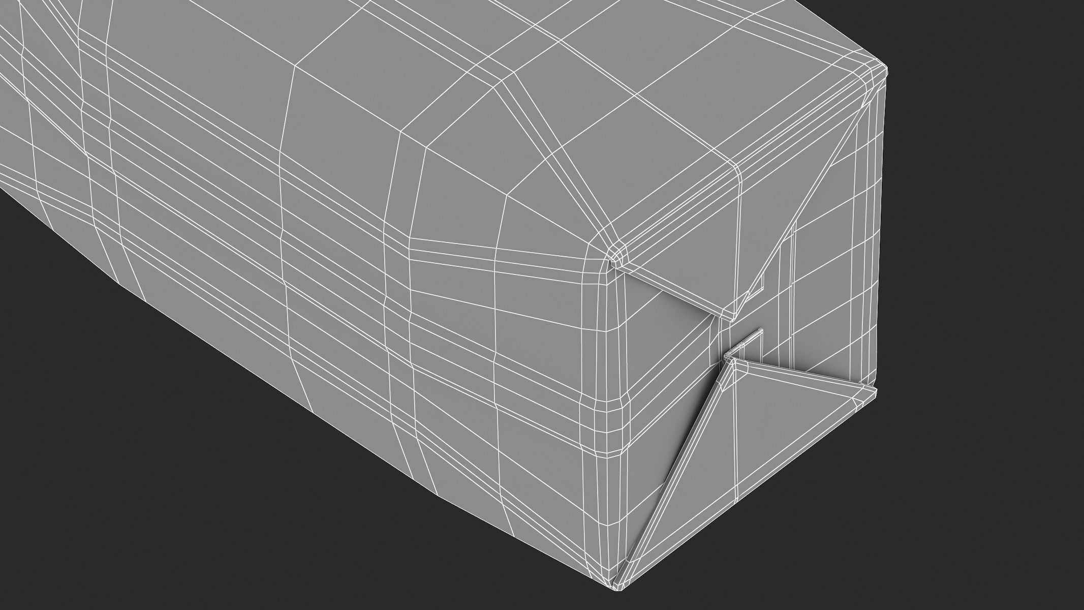 Milk Carton Juice Box 200ml 3D model_20