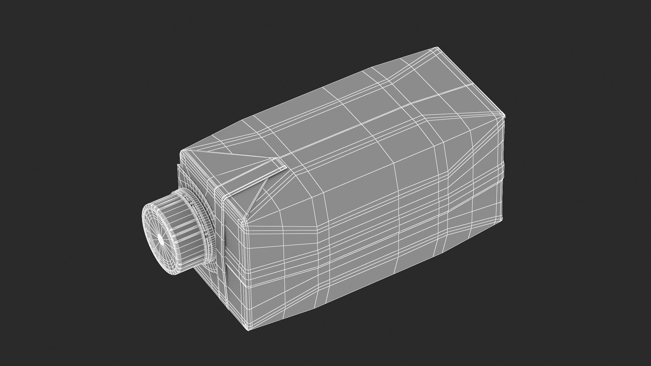 Milk Carton Juice Box 200ml 3D model_15
