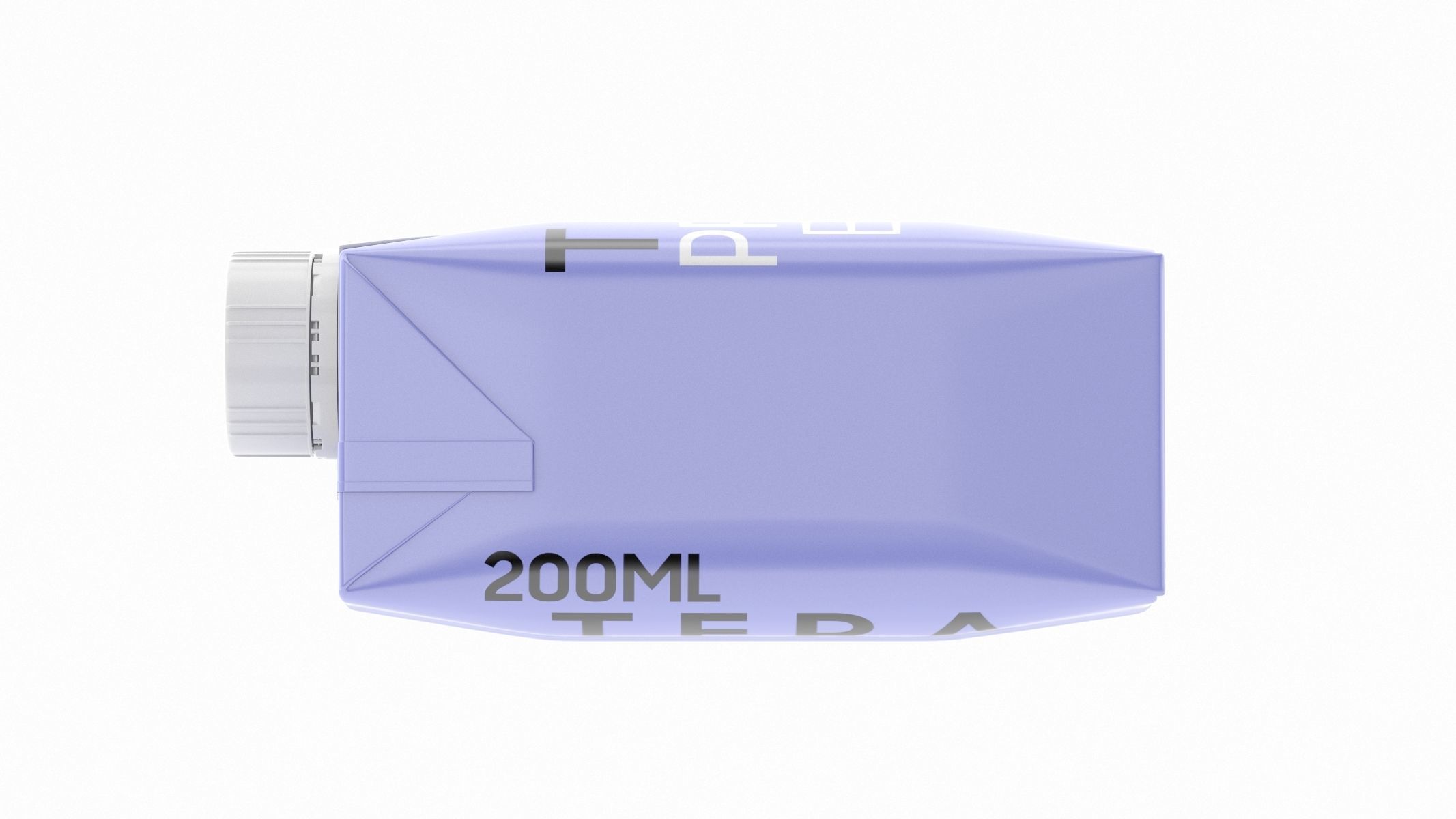 Milk Carton Juice Box 200ml 3D model_3