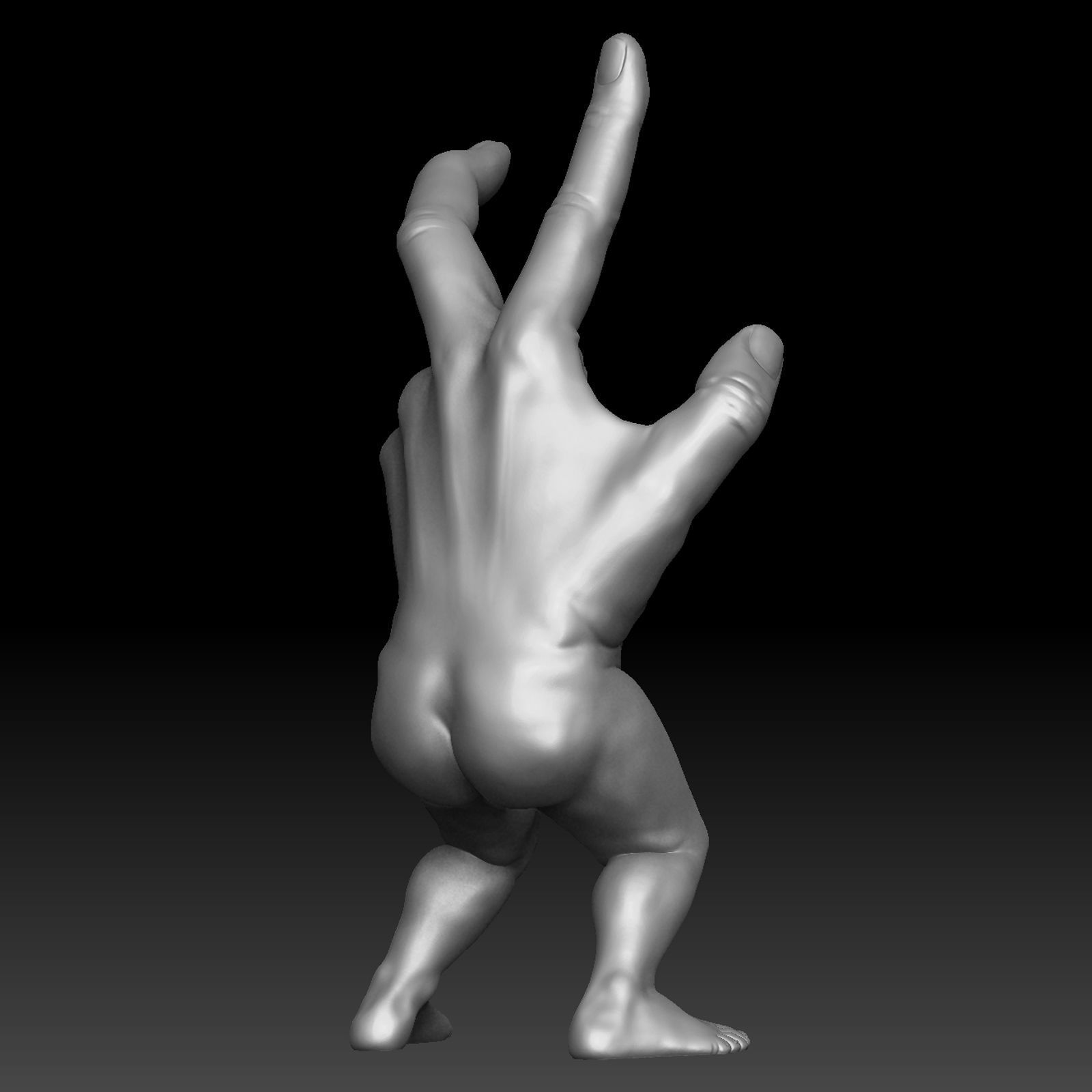 Hand Legs 3D print model_5