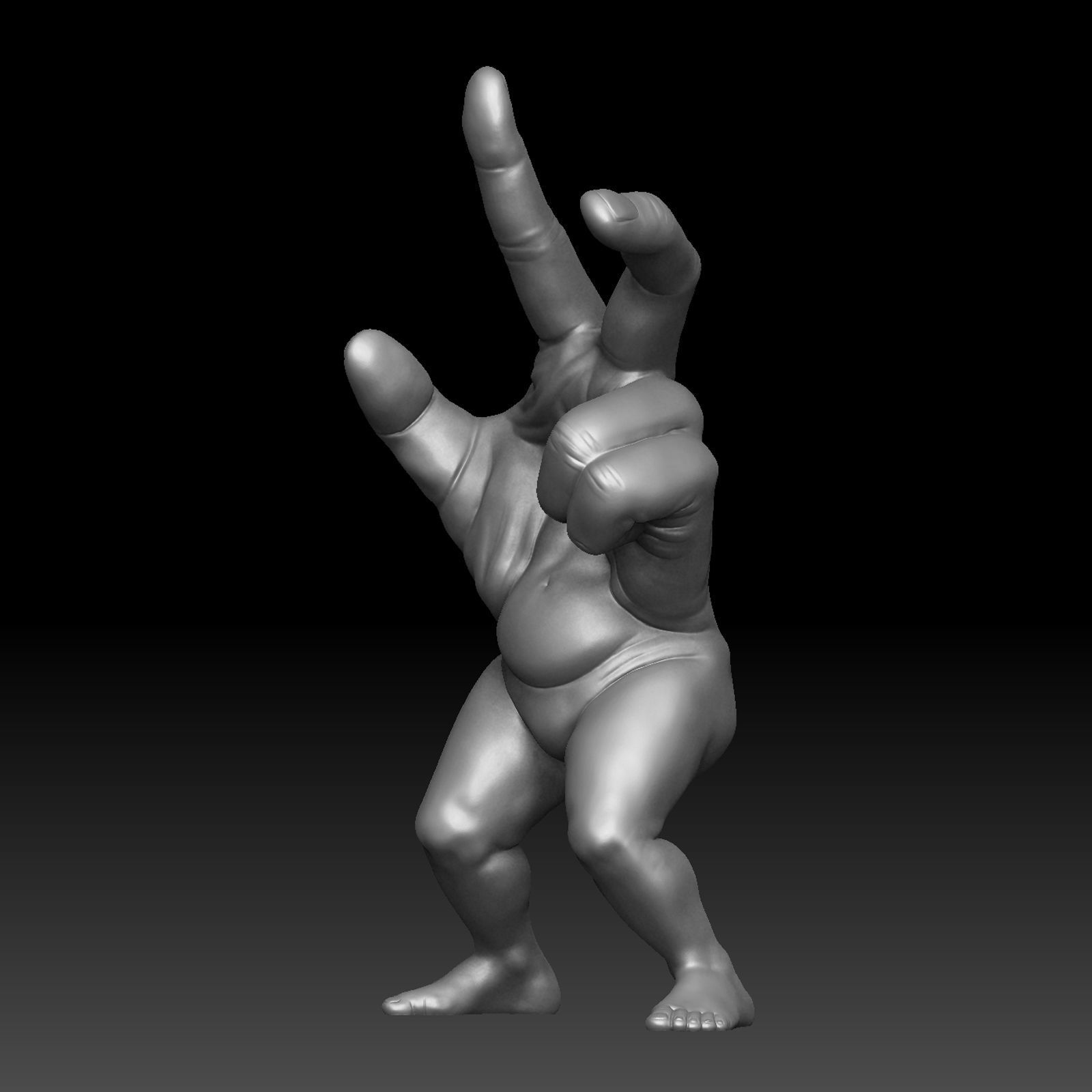 Hand Legs 3D print model_1