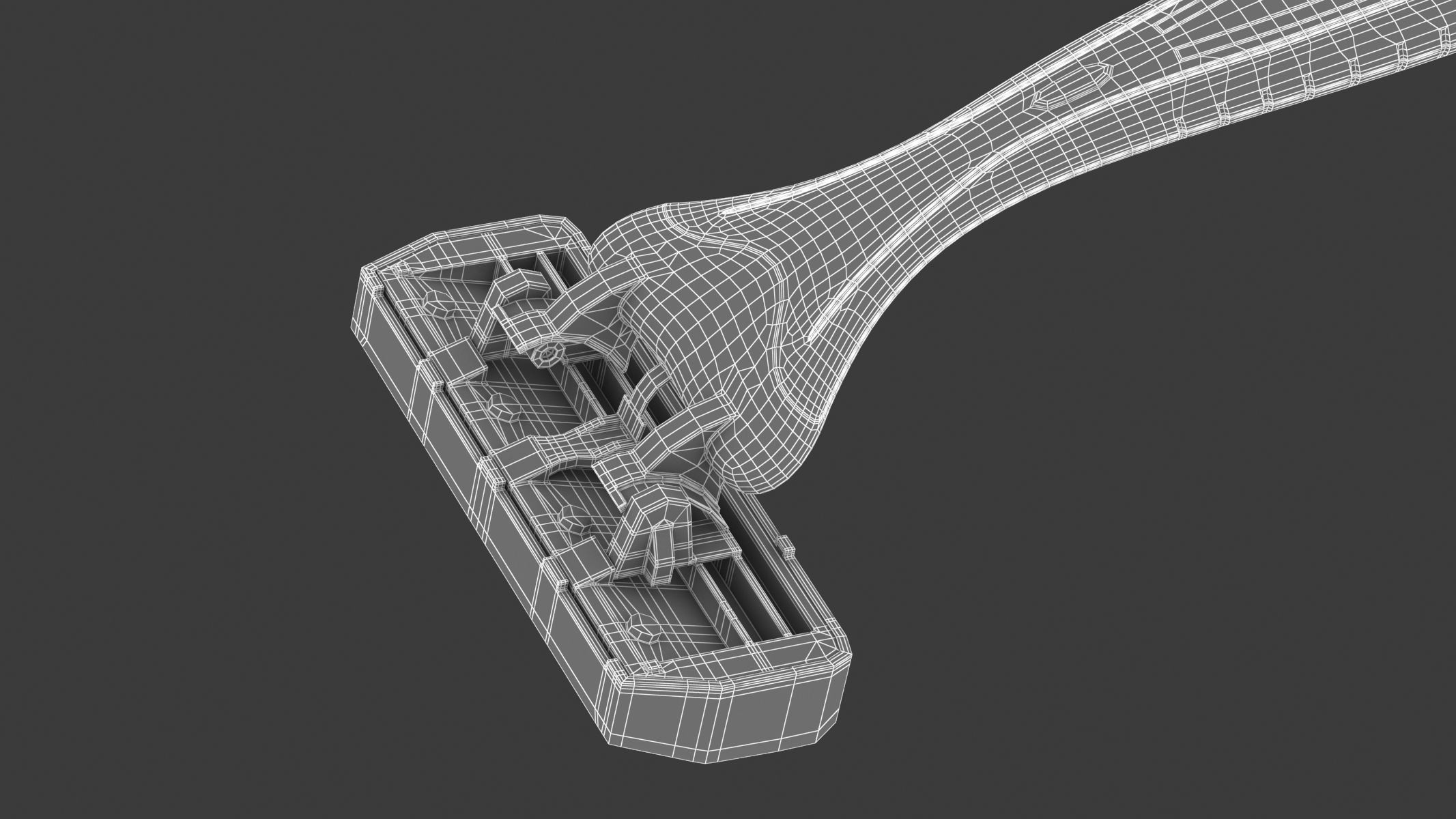 Woman Triple Blade Razor 3D model_15