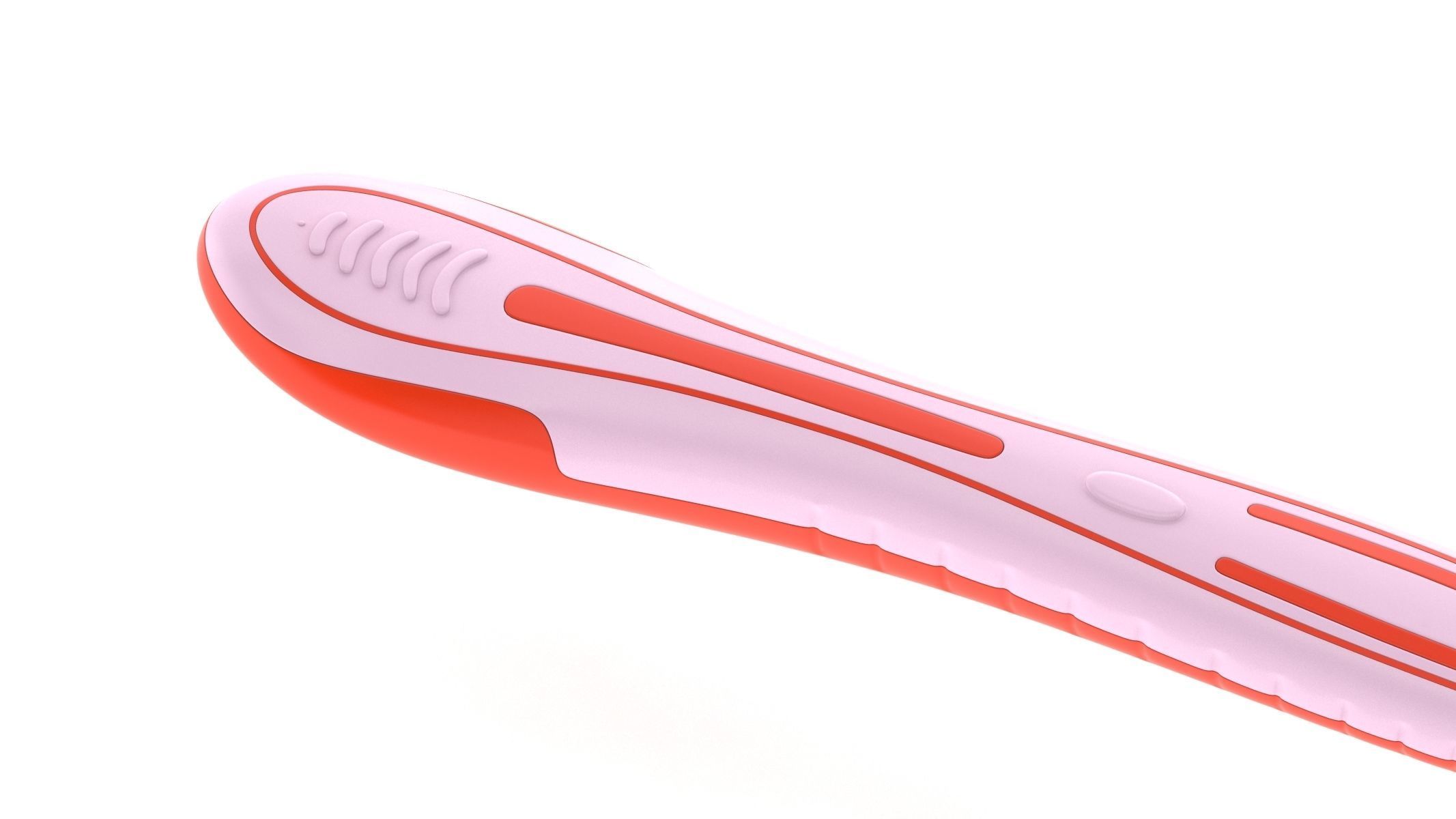 Woman Triple Blade Razor 3D model_6