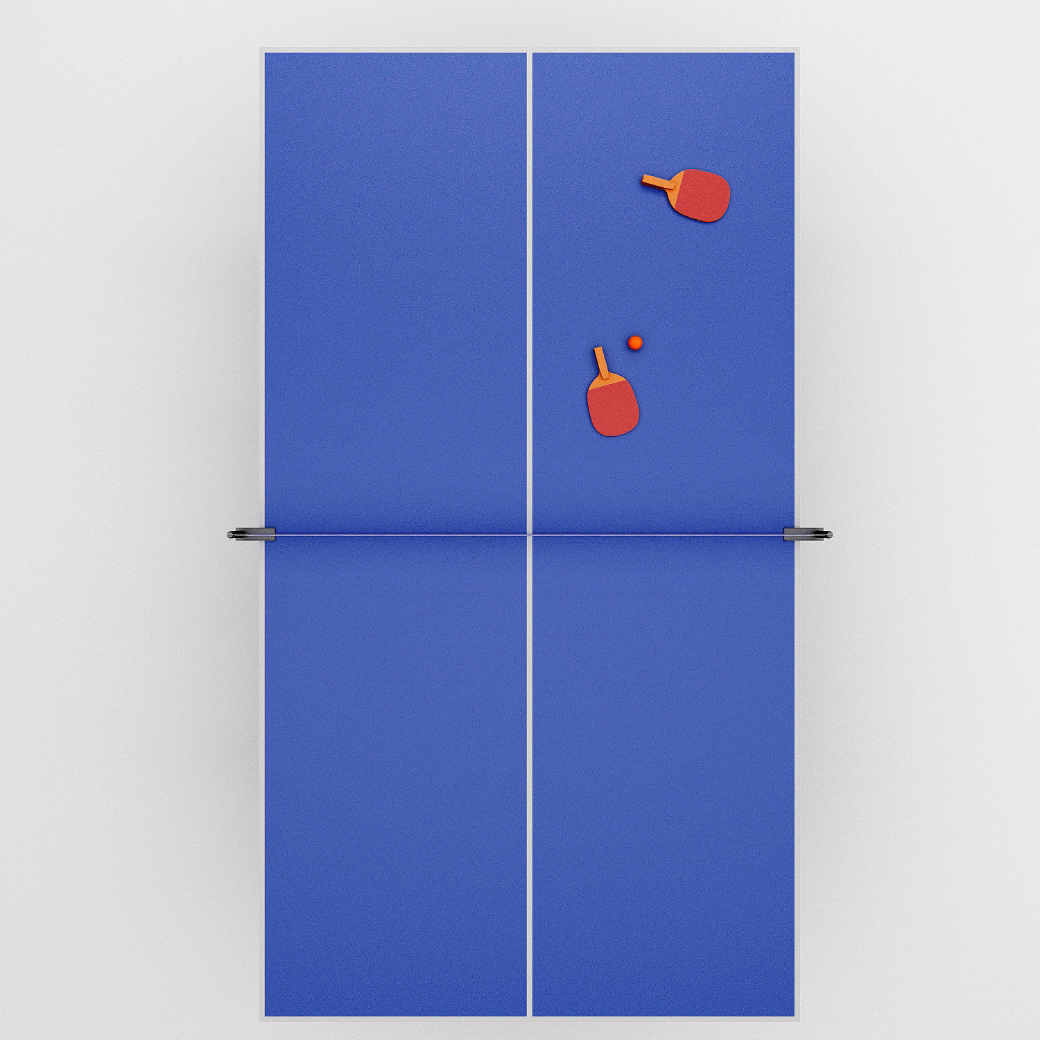 PING PONG TABLE 3D model_7