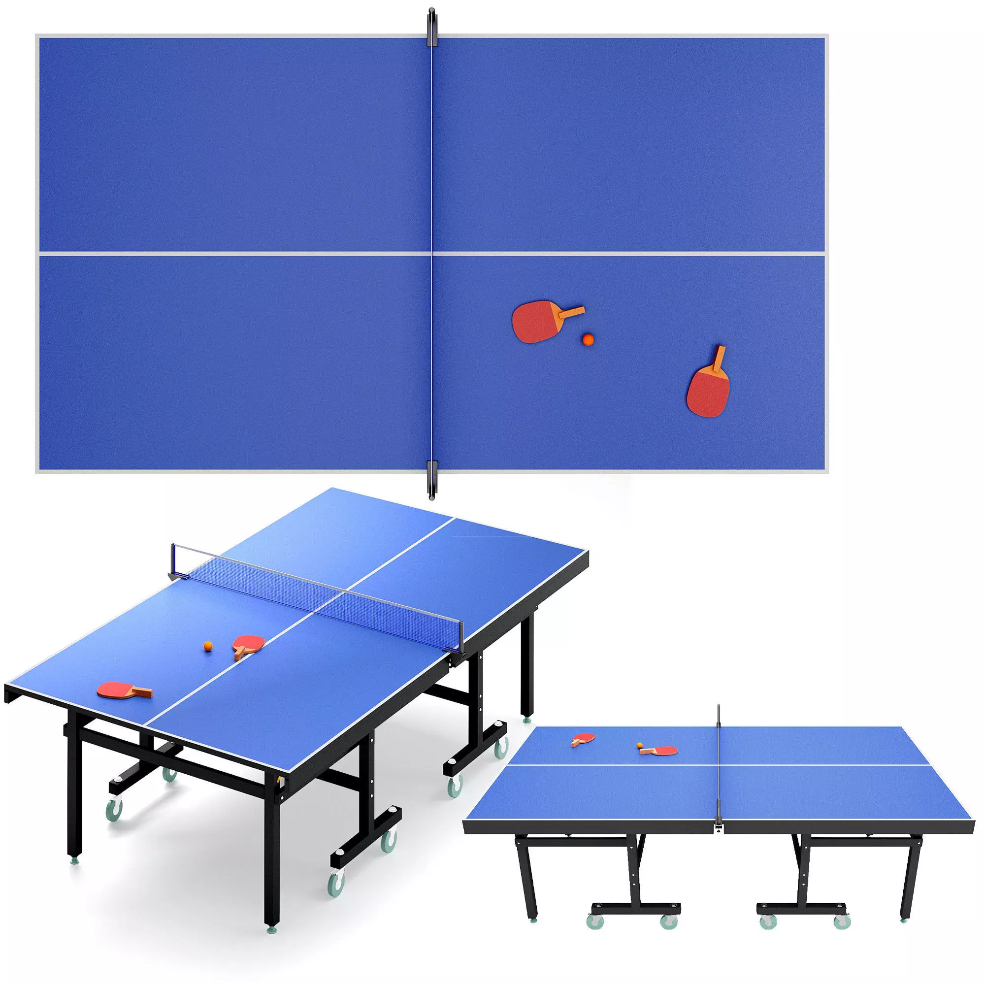 PING PONG TABLE 3D model_0