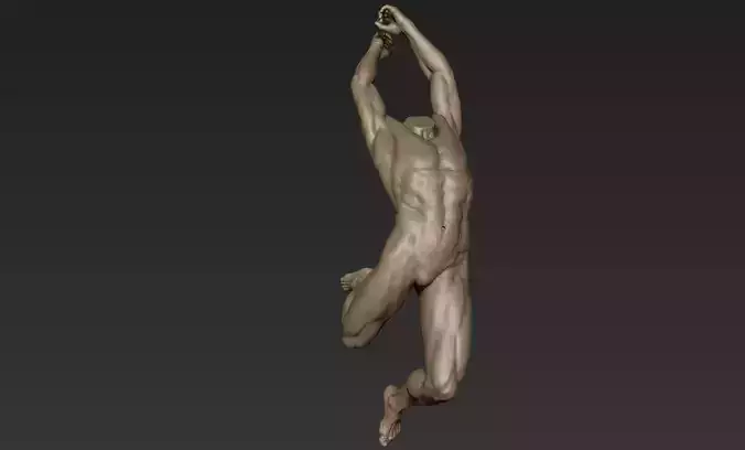 Male Full Body Sculpt Pose 3 3D model