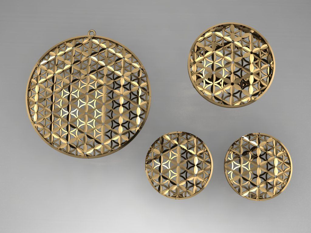 Z16- Diamond set 3D print model_3