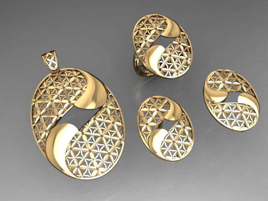 Z20- Diamond set 3D print model_3