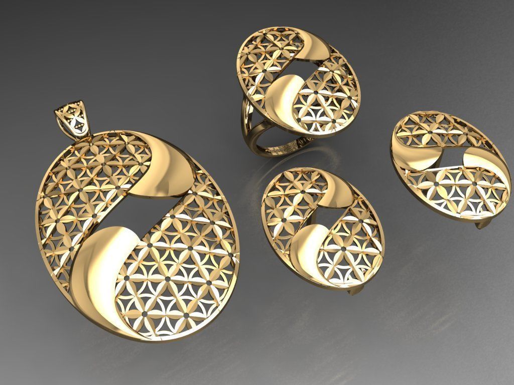 Z20- Diamond set 3D print model_1