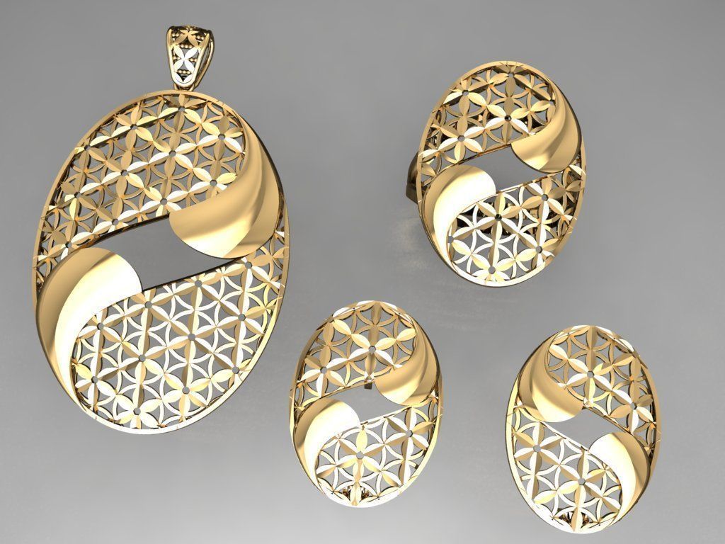 Z20- Diamond set 3D print model_2