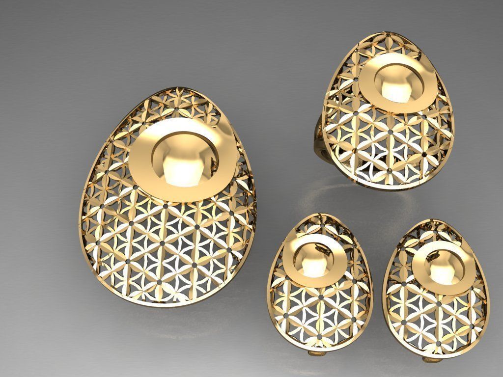 Z23- Diamond set 3D print model_2