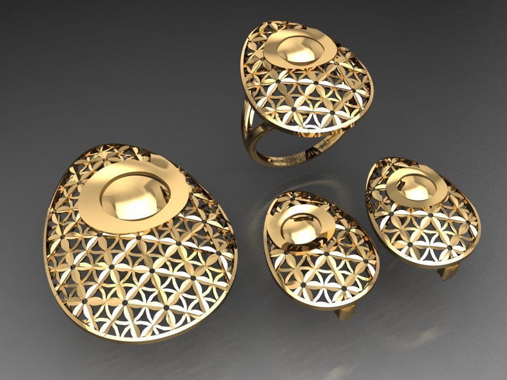 Z23- Diamond set 3D print model_4