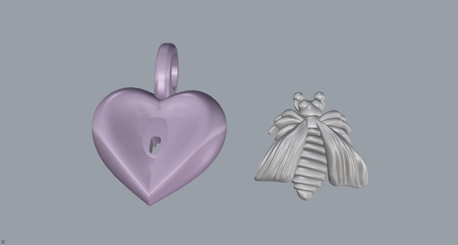 Gucci Pendant 3D print model_5
