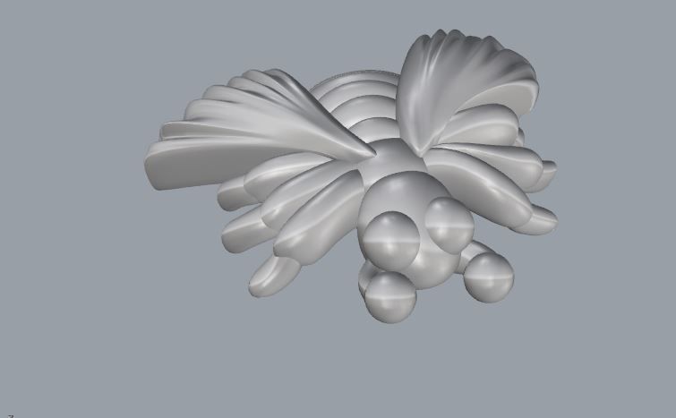 Gucci Pendant 3D print model_6