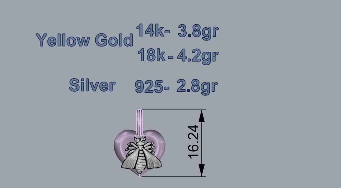 Gucci Pendant 3D print model_3