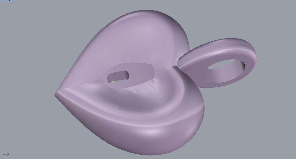 Gucci Pendant 3D print model_8