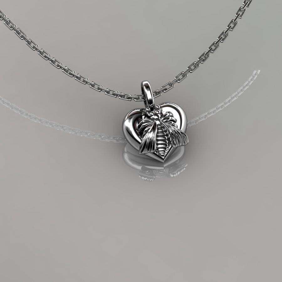 Gucci Pendant 3D print model_2