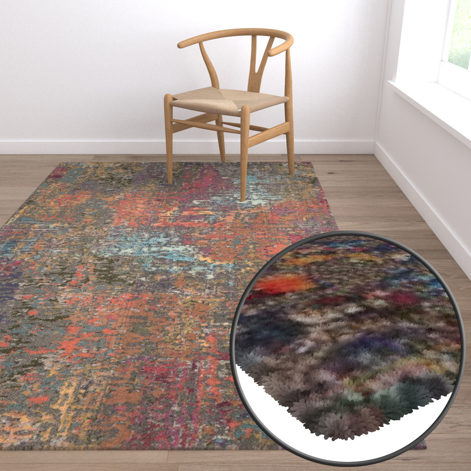 Rug Set 1145 3D model_5