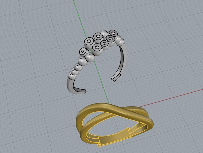 Ring and Earrings 49 3D print model_9