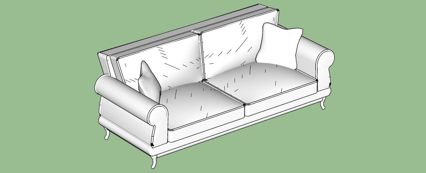 Leather Sofa 3D model_6