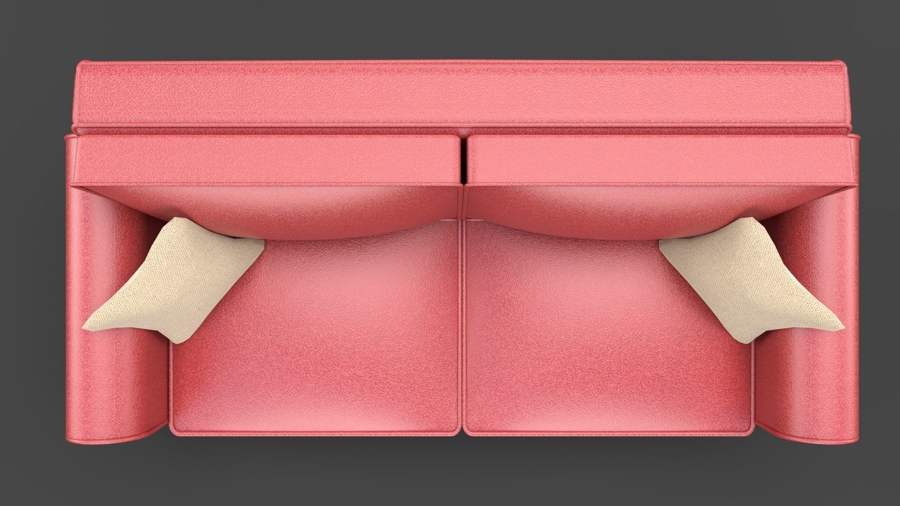 Leather Sofa 3D model_4