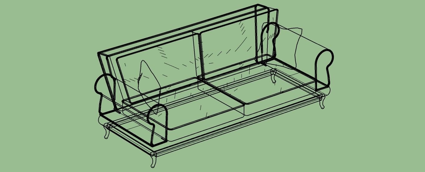 Leather Sofa 3D model_7