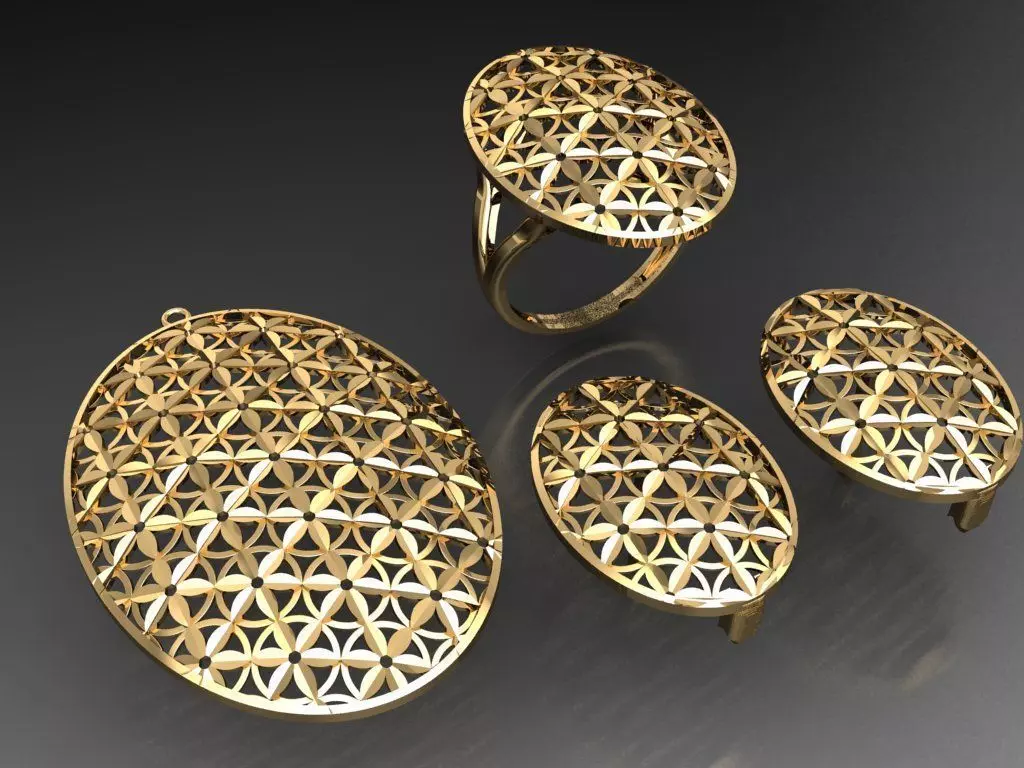 Z34- Diamond set 3D print model