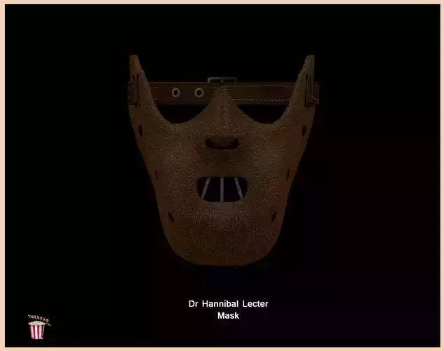 Dr Hannibal Lecter Mask - Anthony Hopkins - High Quality 3D model