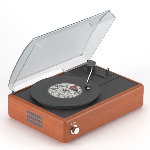 Vinyl record 3D model