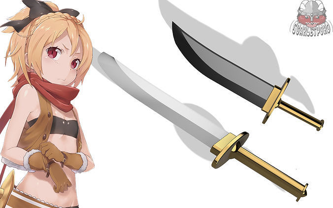 RE ZERO FELT DAGGER 3D print model