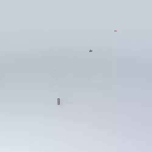 Propulsion kite flying in air